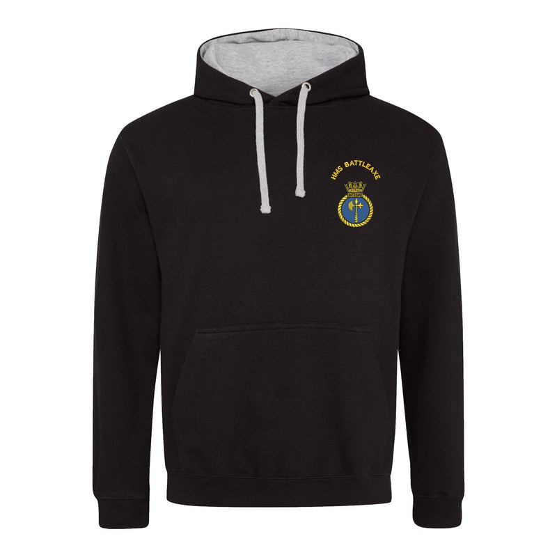 HMS Battleaxe Varsity Contrast Hoodie