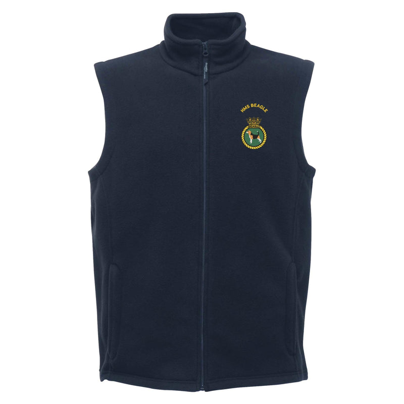 HMS Beagle Regatta Fleece Bodywarmer