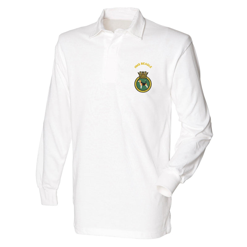 HMS Beagle Long Sleeve Rugby Shirt