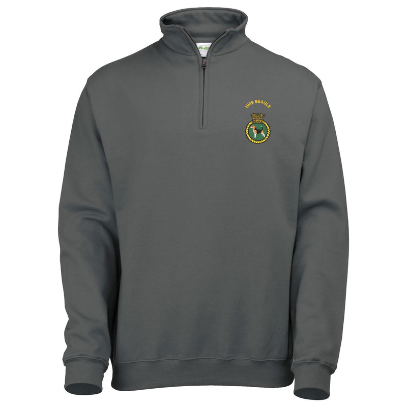 HMS Beagle Quarter Zip Sweatshirt