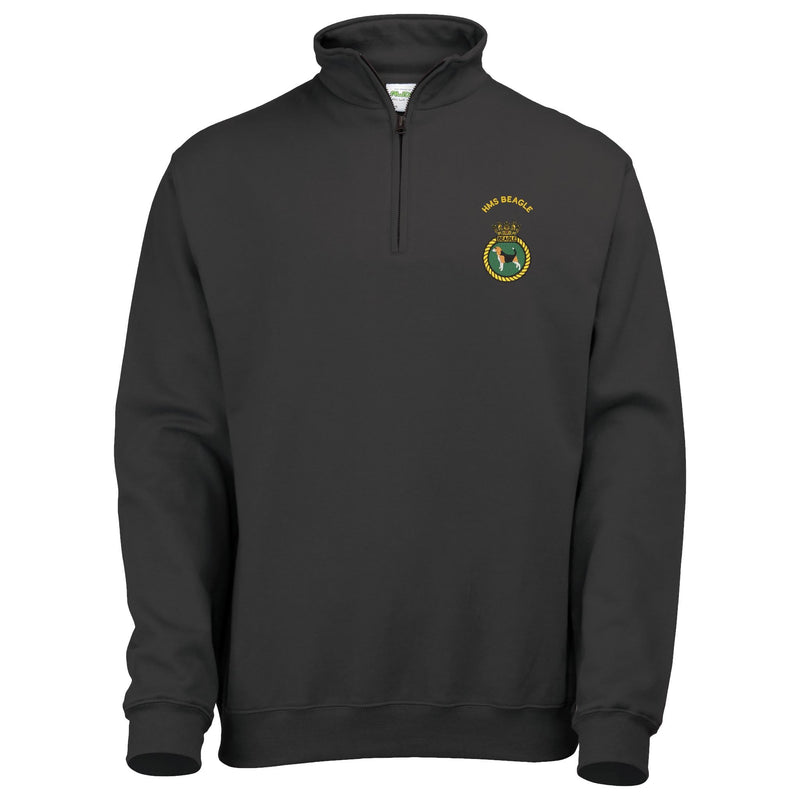 HMS Beagle Quarter Zip Sweatshirt