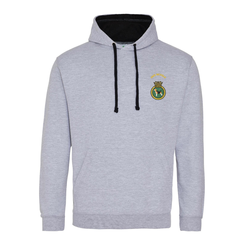 HMS Beagle Varsity Contrast Hoodie