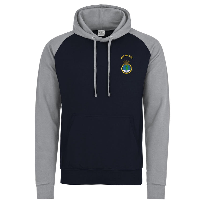 HMS Belfast Contrast Hoodie
