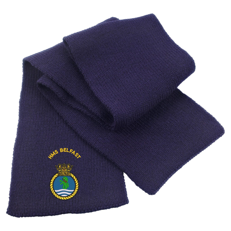 HMS Belfast Heavy Knit Scarf