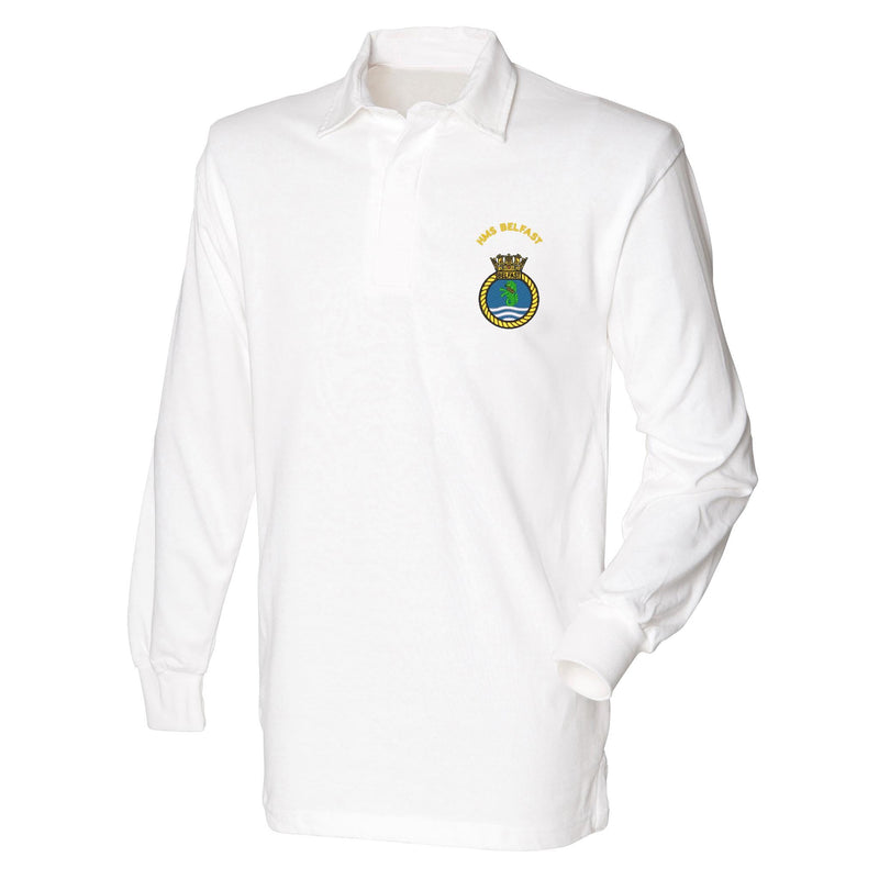 HMS Belfast Long Sleeve Rugby Shirt