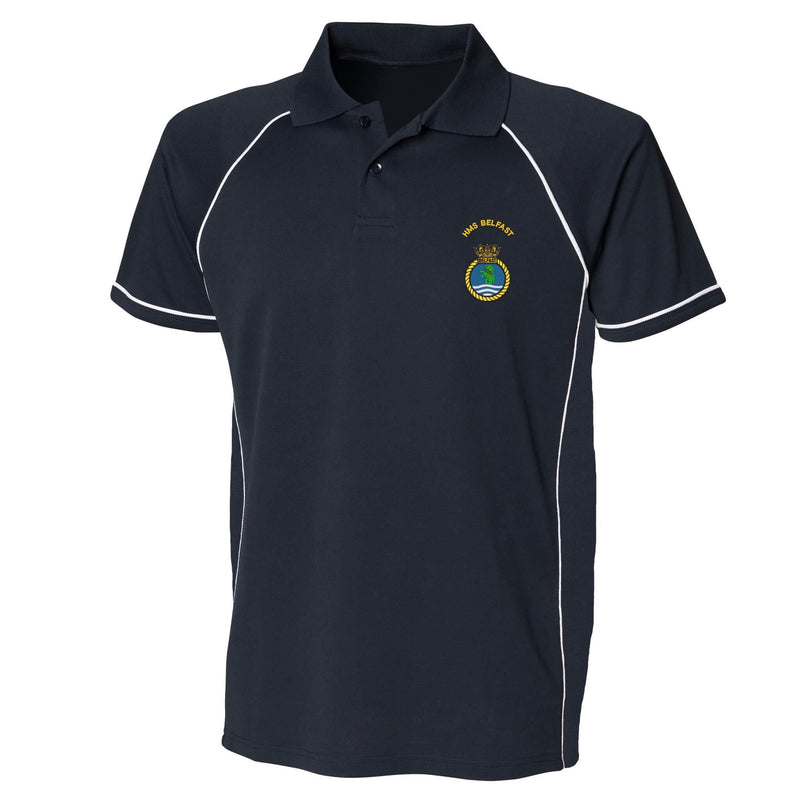 HMS Belfast Performance Polo