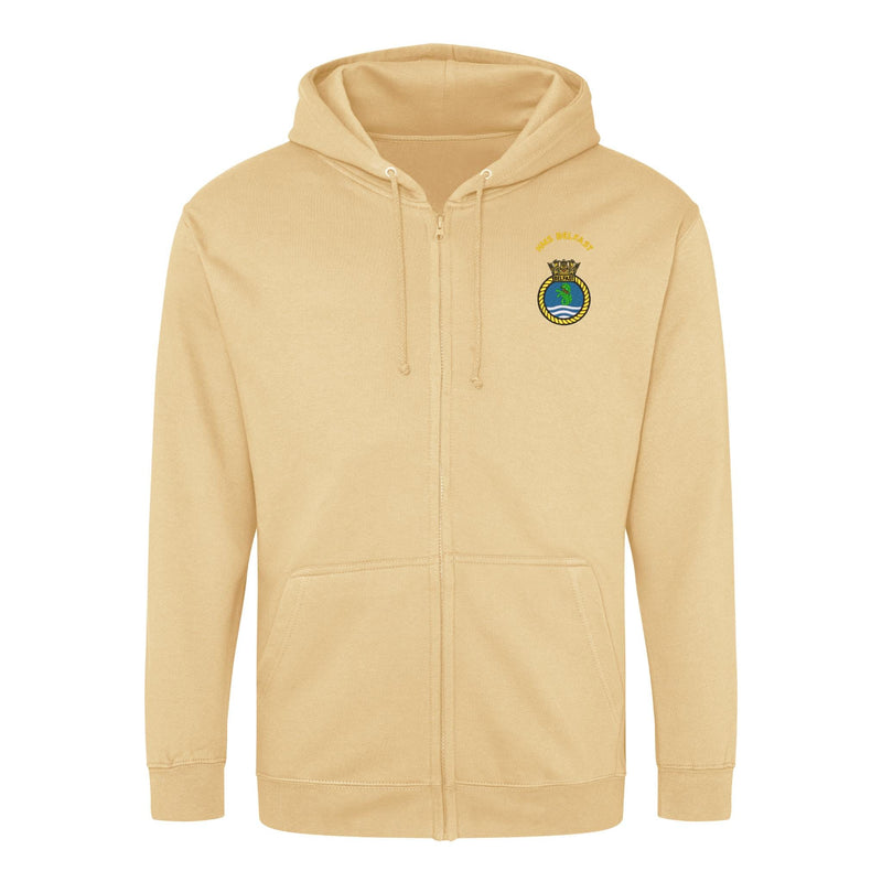 HMS Belfast Zipped Hoodie