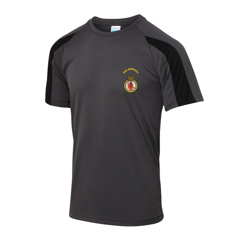 HMS Bermuda Contrast Polyester T-Shirt