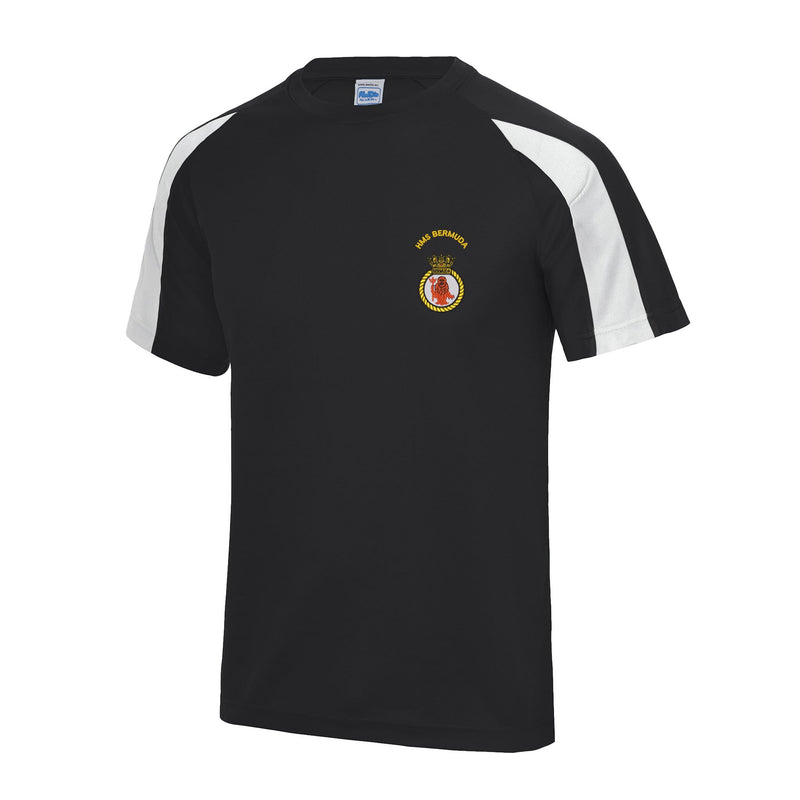 HMS Bermuda Contrast Polyester T-Shirt
