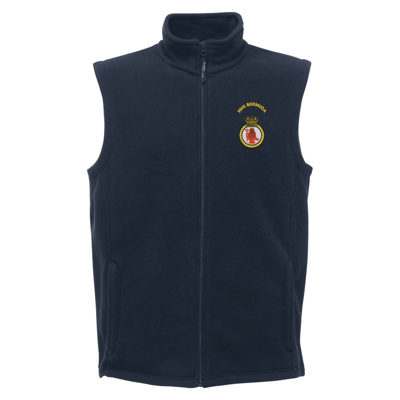HMS Bermuda Regatta Fleece Bodywarmer