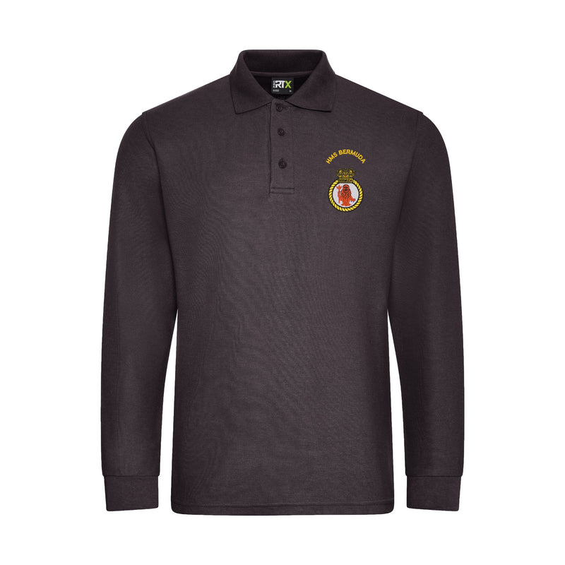HMS Bermuda Long Sleeve Polo Shirt