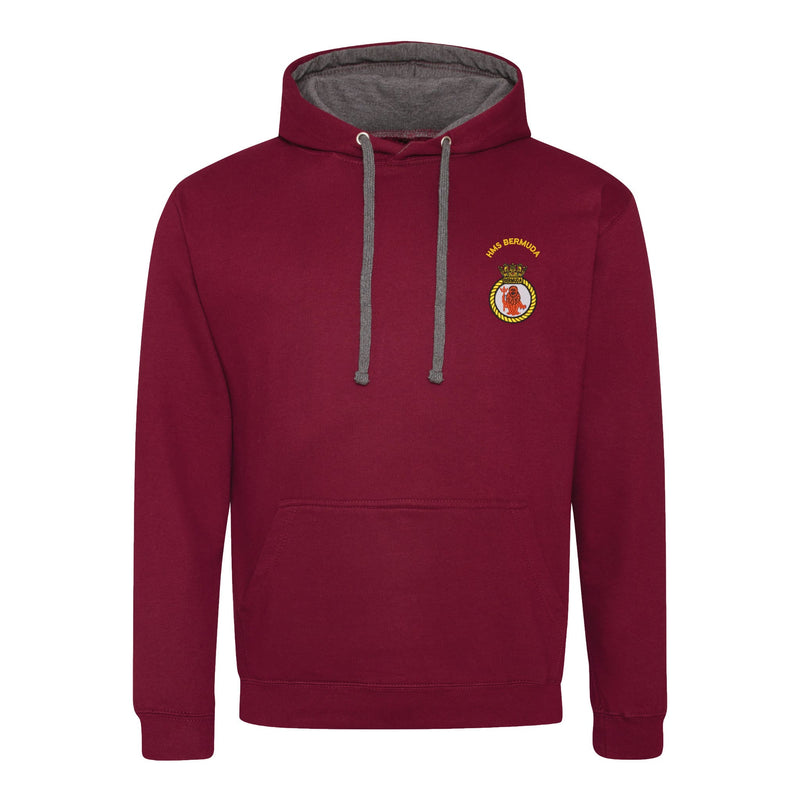 HMS Bermuda Varsity Contrast Hoodie