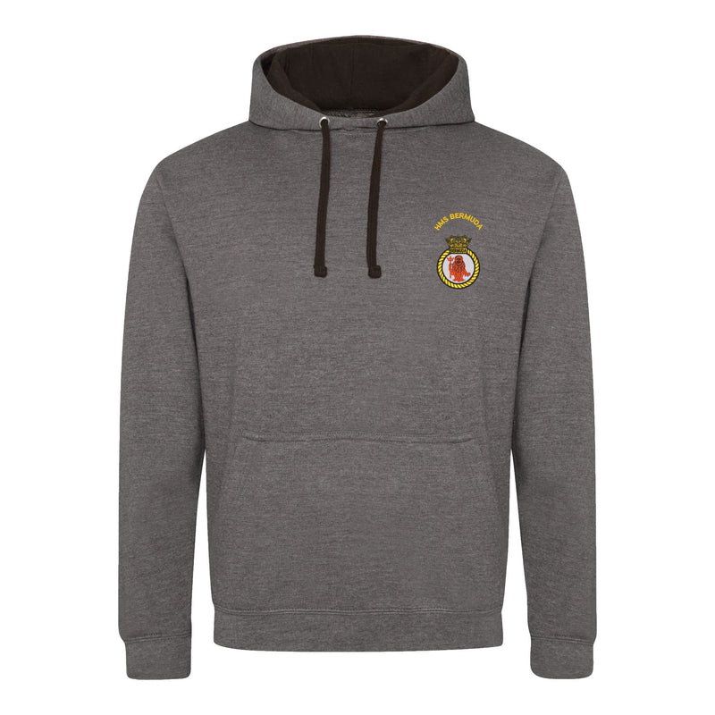 HMS Bermuda Varsity Contrast Hoodie