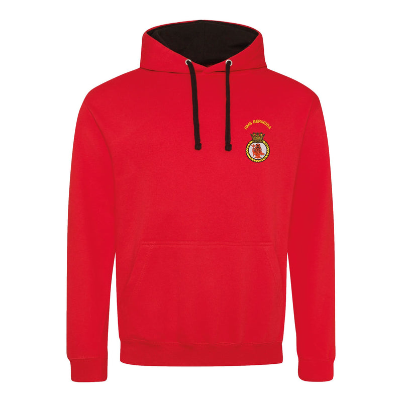 HMS Bermuda Varsity Contrast Hoodie