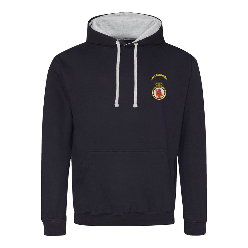 HMS Bermuda Varsity Contrast Hoodie