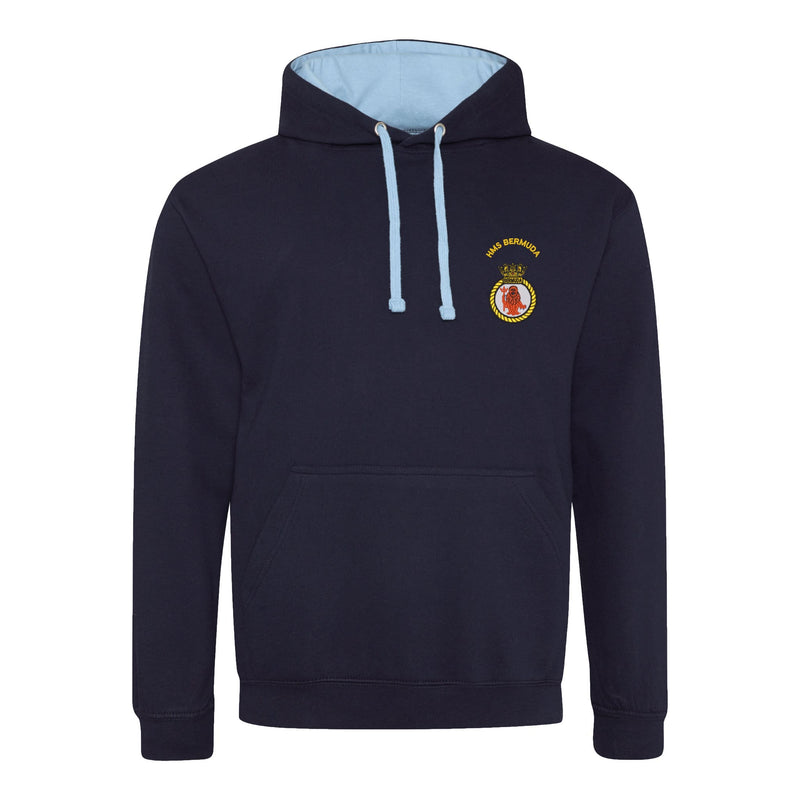 HMS Bermuda Varsity Contrast Hoodie