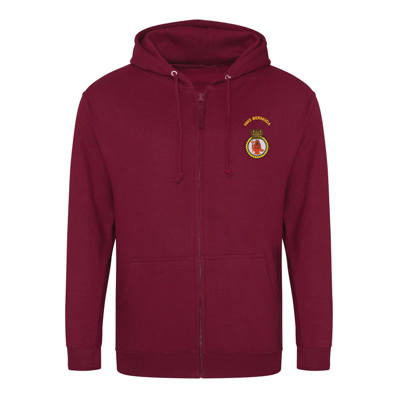 HMS Bermuda Zipped Hoodie