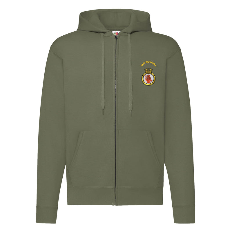 HMS Bermuda Zipped Hoodie