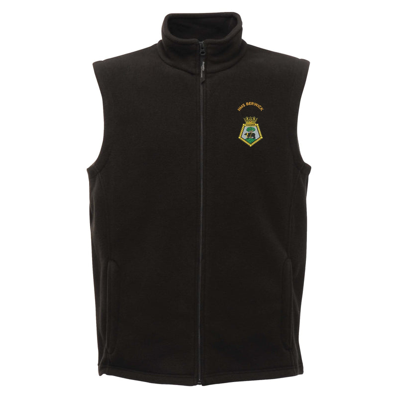 HMS Berwick Regatta Fleece Bodywarmer