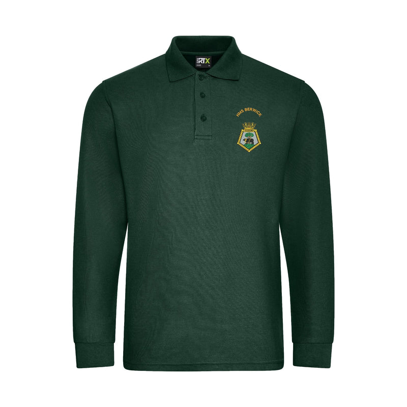 HMS Berwick Long Sleeve Polo Shirt