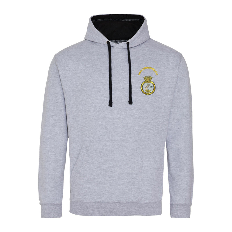 HMS Birmingham Varsity Contrast Hoodie