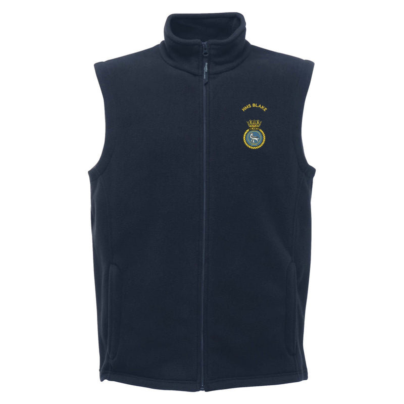 HMS Blake Regatta Fleece Bodywarmer