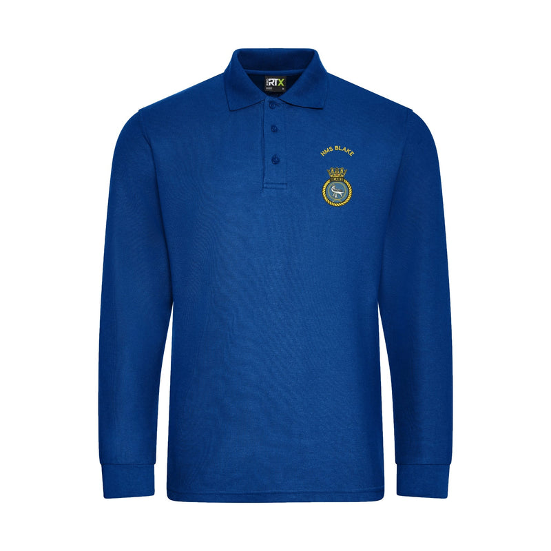 HMS Blake Long Sleeve Polo Shirt