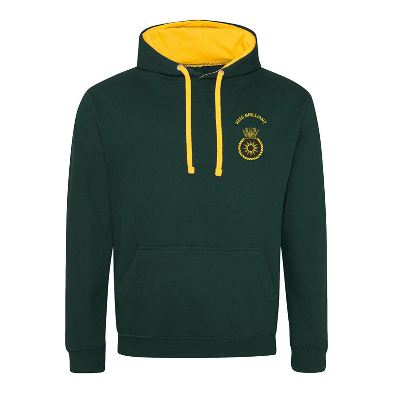 HMS Brilliant Varsity Contrast Hoodie