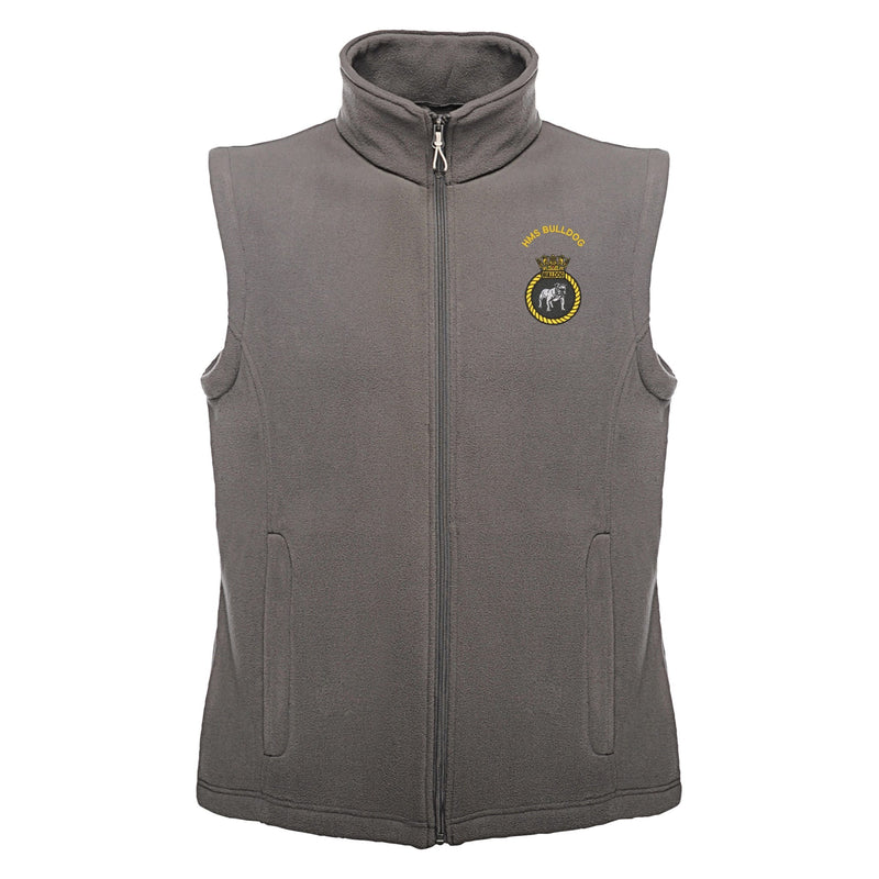 HMS Bulldog Regatta Fleece Bodywarmer
