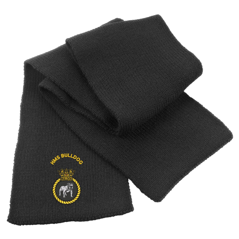 HMS Bulldog Heavy Knit Scarf