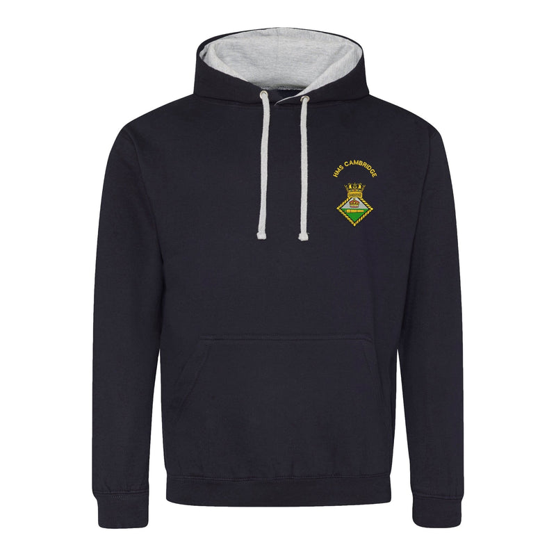 HMS Cambridge Varsity Contrast Hoodie