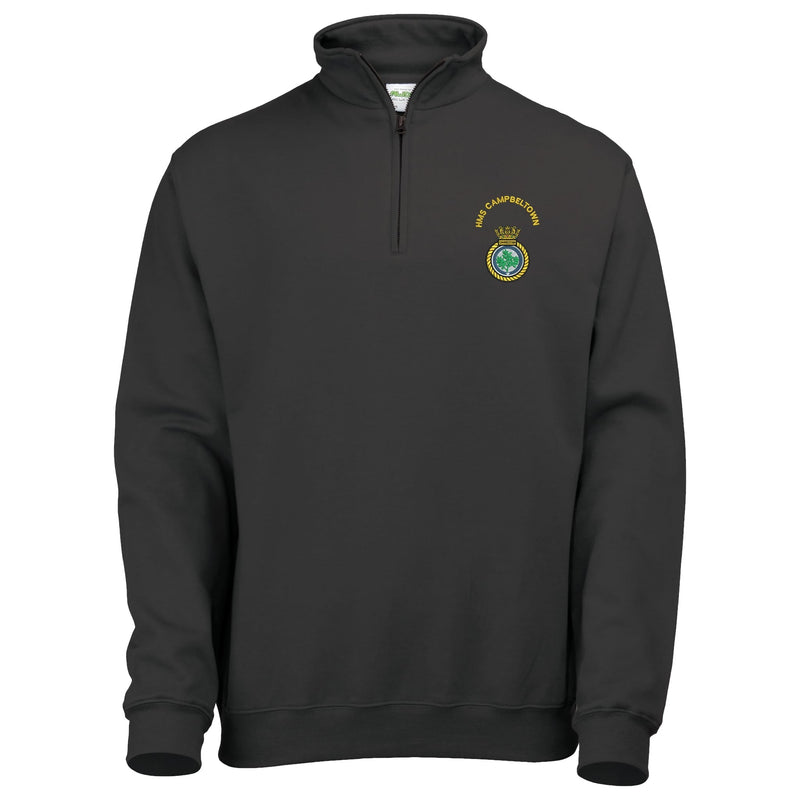 HMS Campbeltown Quarter Zip Sweatshirt