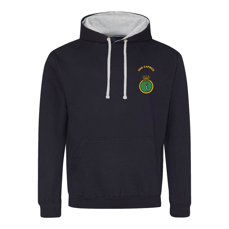 HMS Caprice Varsity Contrast Hoodie