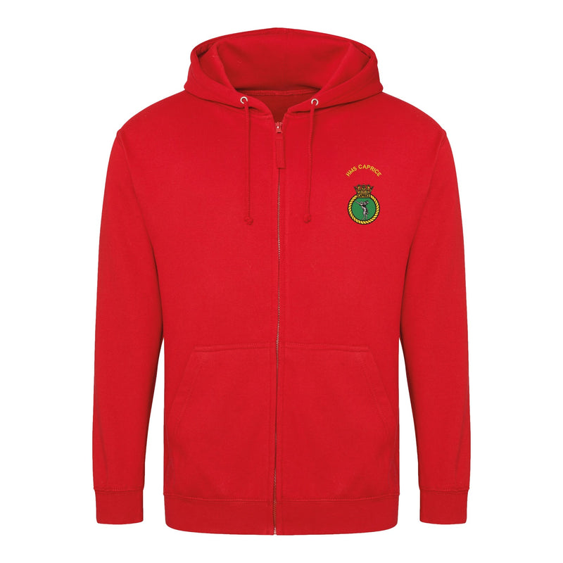 HMS Caprice Zipped Hoodie