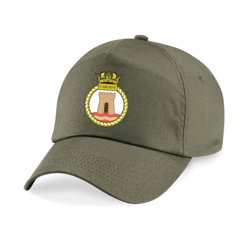 HMS Cardiff Printed Cap