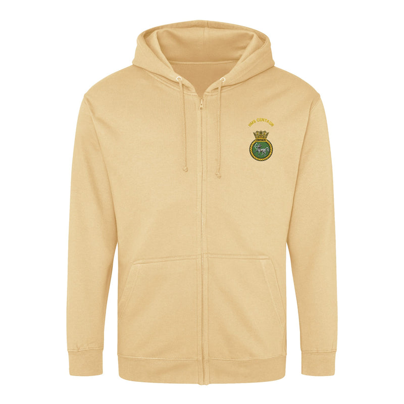 HMS Centaur Zipped Hoodie