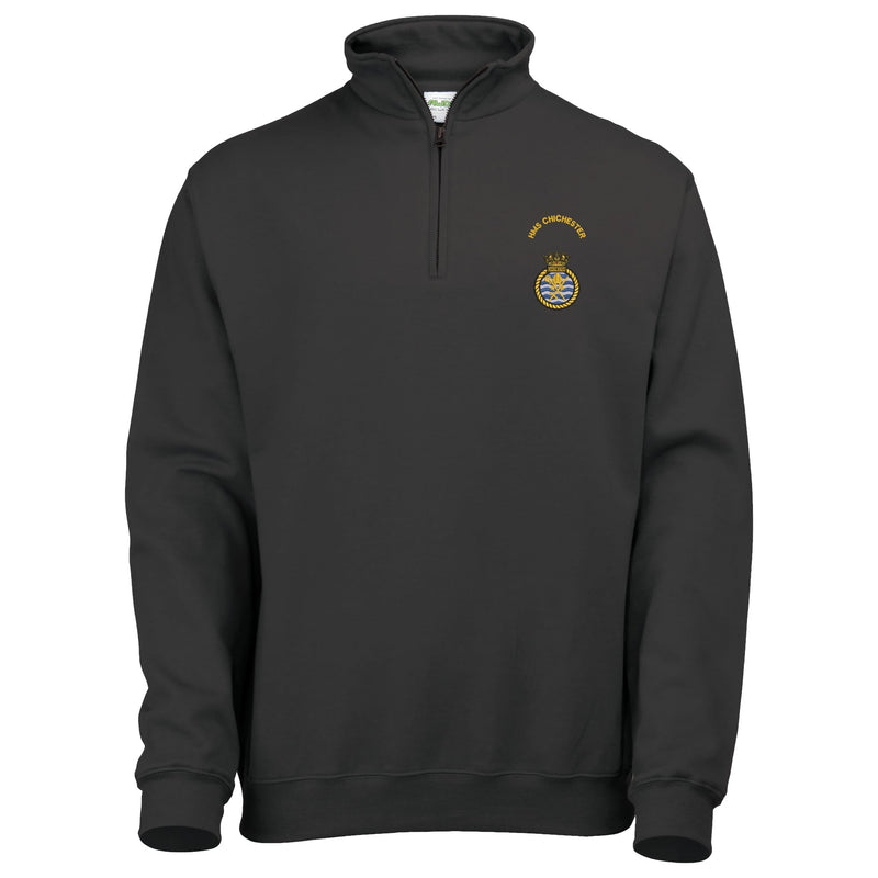 HMS Chichester Quarter Zip Sweatshirt