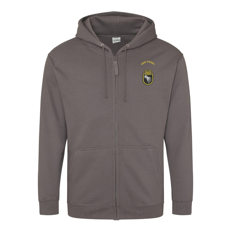 HMS Comet Zipped Hoodie