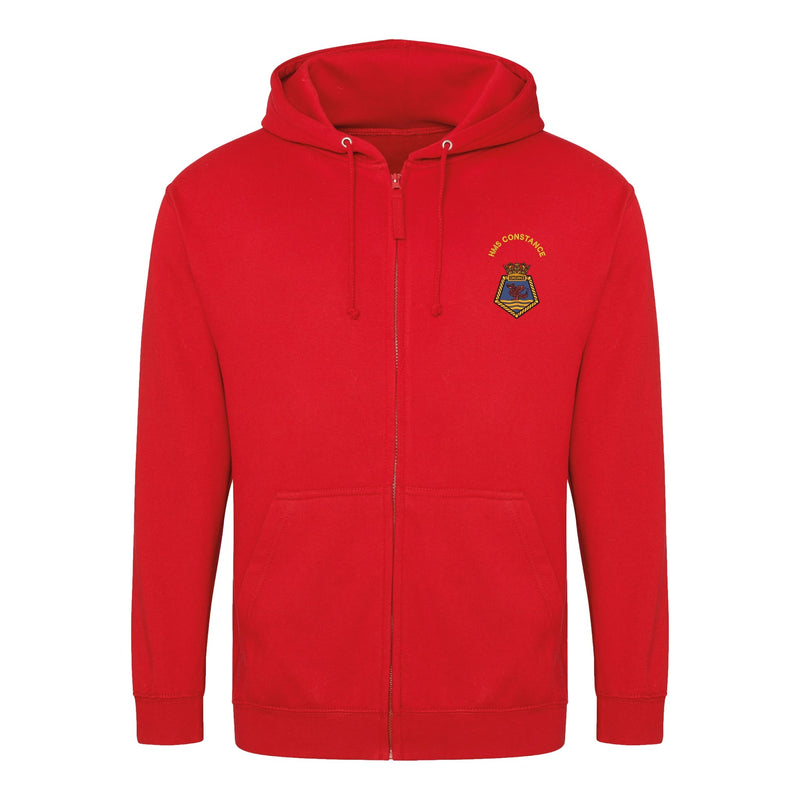HMS Constance Zipped Hoodie