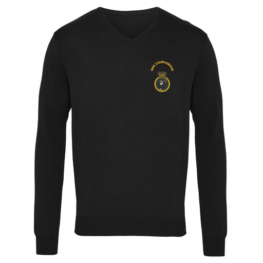 HMS Courageous Arundel Sweater Black