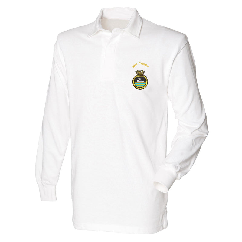 HMS Cygnet Long Sleeve Rugby Shirt