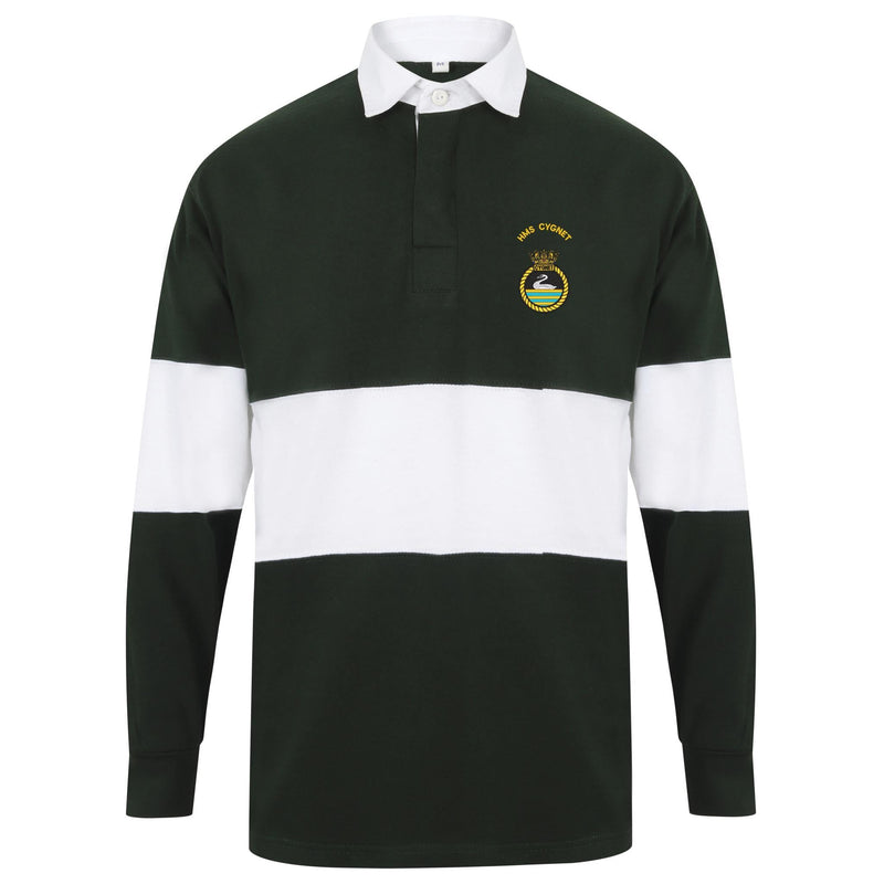 HMS Cygnet Long Sleeve Panelled Rugby Shirt