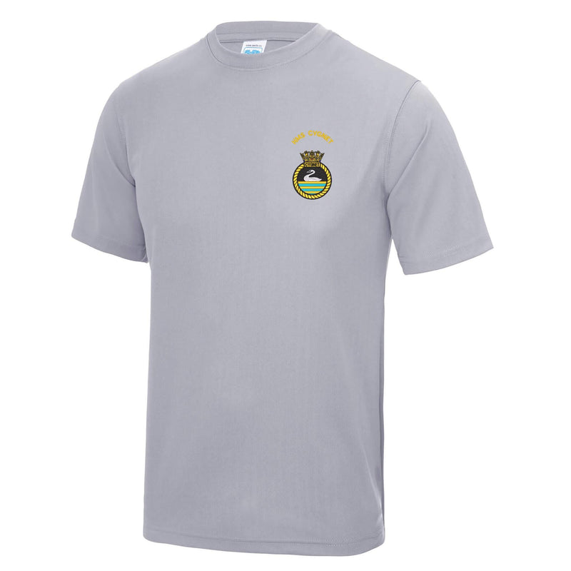 HMS Cygnet Polyester T-Shirt