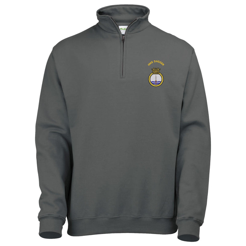 HMS Dagger Quarter Zip Sweatshirt
