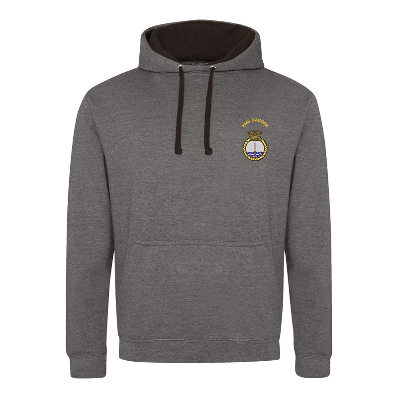 HMS Dagger Varsity Contrast Hoodie