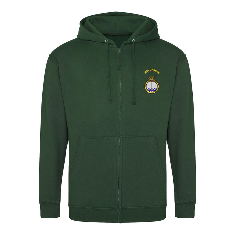 HMS Dagger Zipped Hoodie