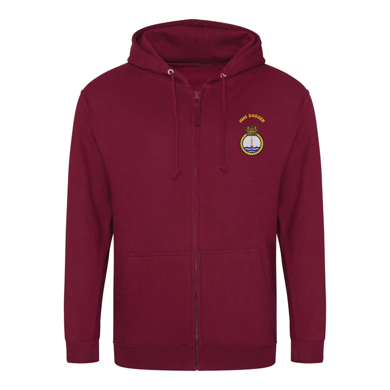 HMS Dagger Zipped Hoodie