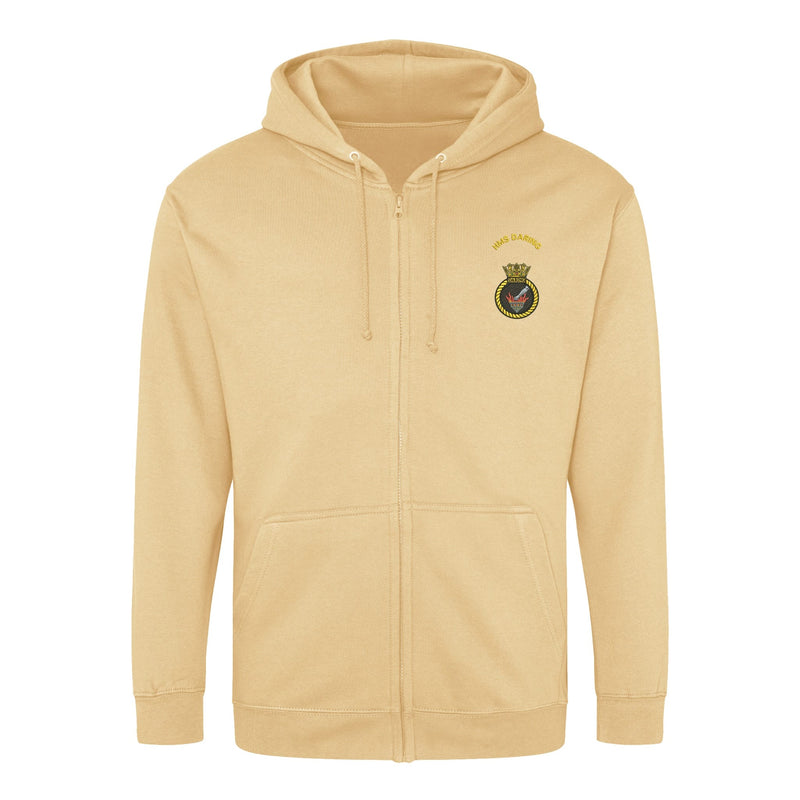 HMS Daring Zipped Hoodie