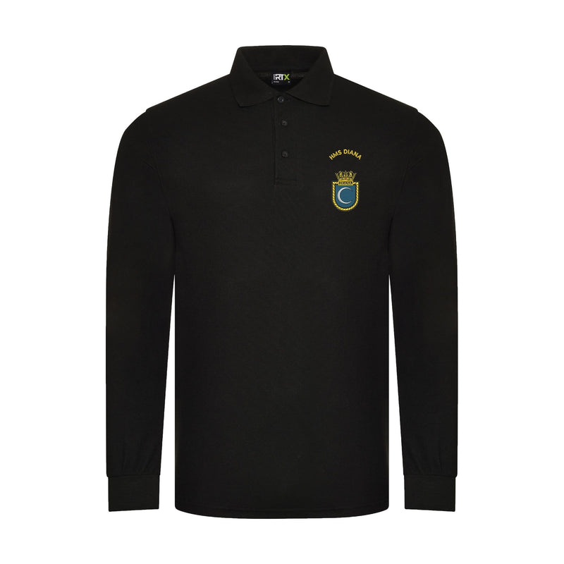 HMS Diana Long Sleeve Polo Shirt