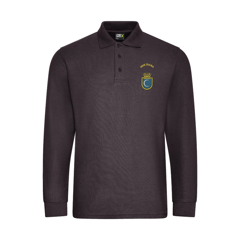 HMS Diana Long Sleeve Polo Shirt